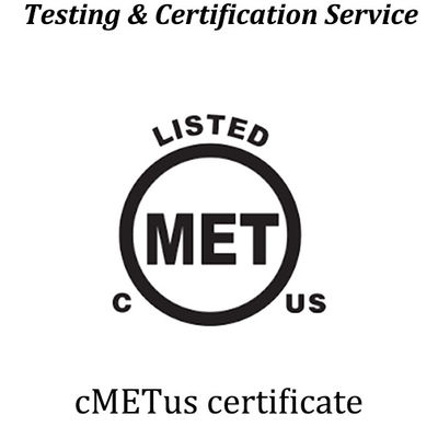 American MET Testing & Certification;MET sertifikasyon işareti ABD ve Kanada pazarlarına uygulanır.